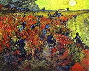 Vincent Van Gogh The Red Vineyard Spain oil painting artist